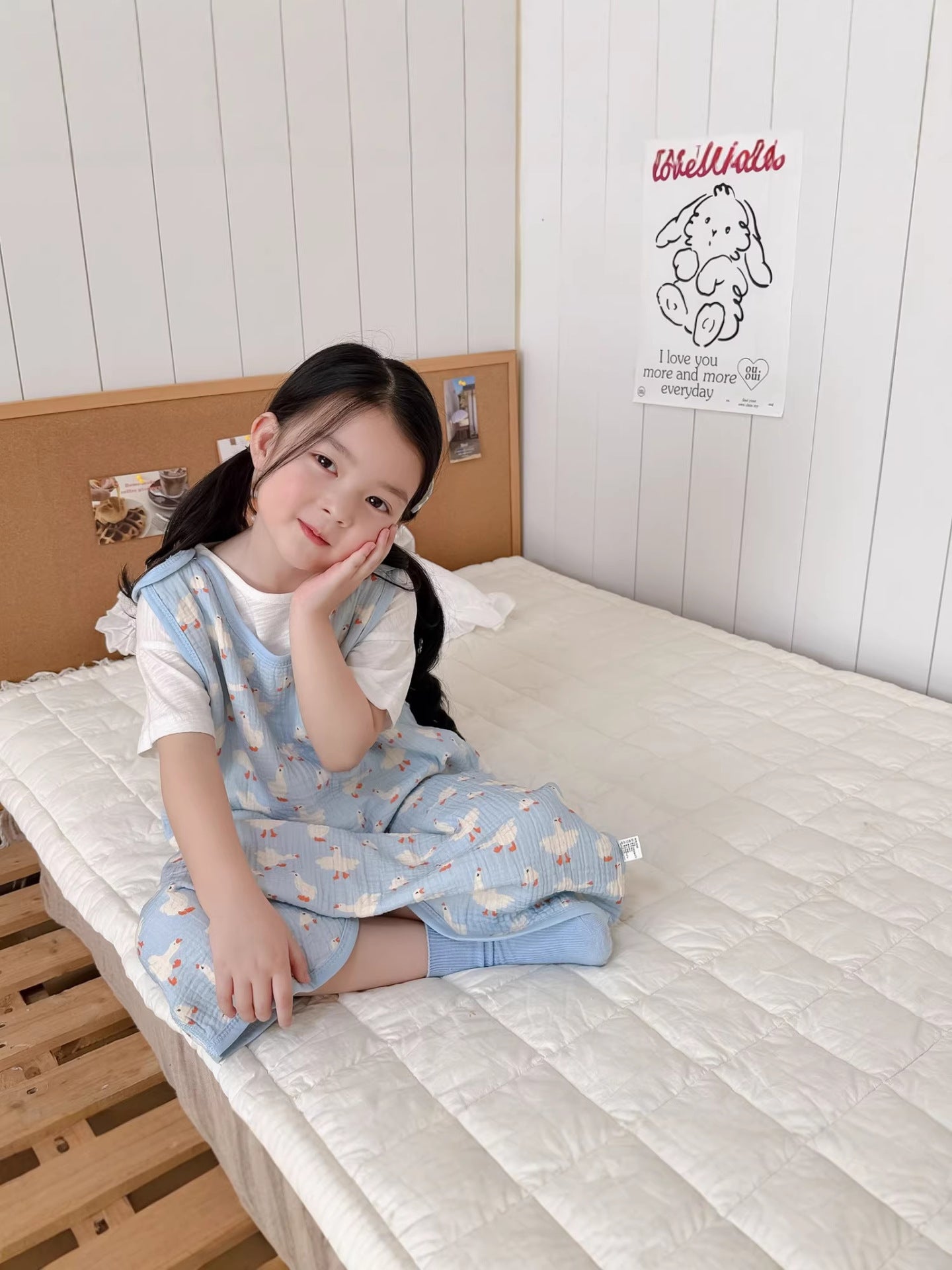 Women's & Men's 2 Gauze Sleeveless Sleeping Bag Jumpsuit Nightgown Blanket Jumpsuit, Climbing Suit