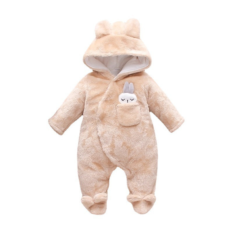 Cotton Long-sleeved Bottoming Romper Toddler Rompers Jumpsuit, Climbing Suit