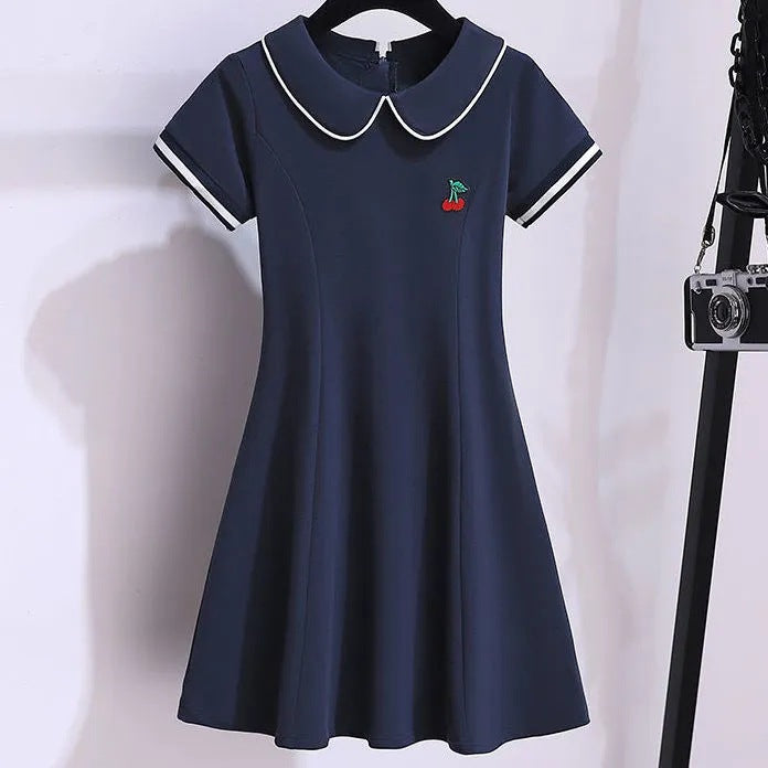 Children's Thin Sweet Western Princess Doll Collar Children's Dress