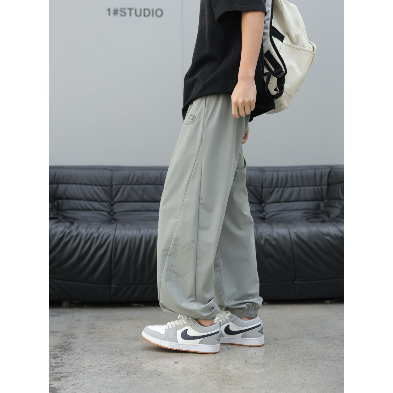 Ice Silk Casual Boys Comfortable Fashion Green Children's Pants