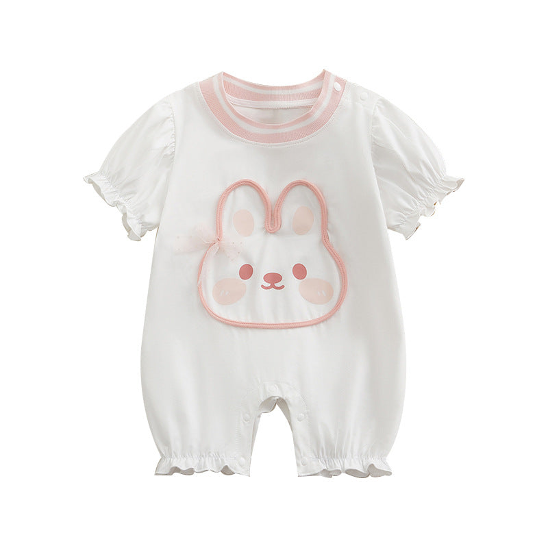 Summer Clothes Short Sleeve Rompers Lightweight Breathable Cute Super Jumpsuit, Climbing Suit