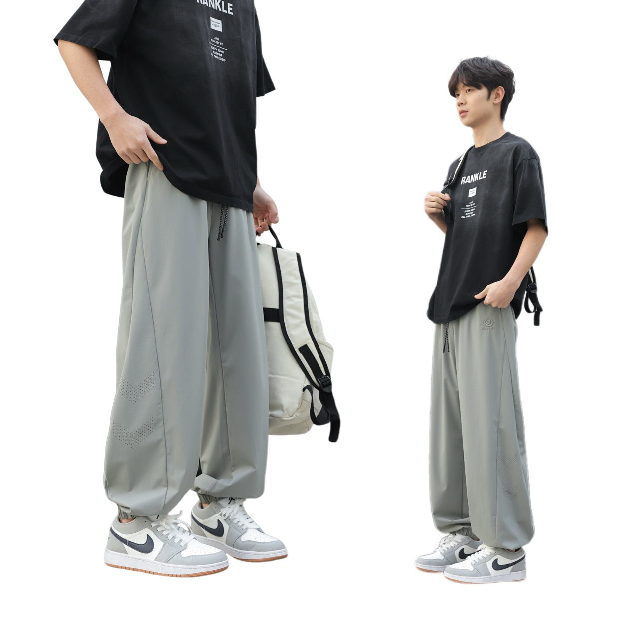 Ice Silk Casual Boys Comfortable Fashion Green Children's Pants