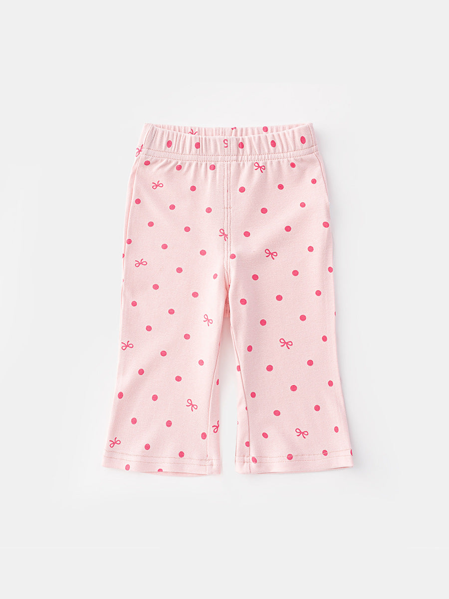 Children's Thin Summer Casual Leggings Bell-bottom Cropped Children's Pants