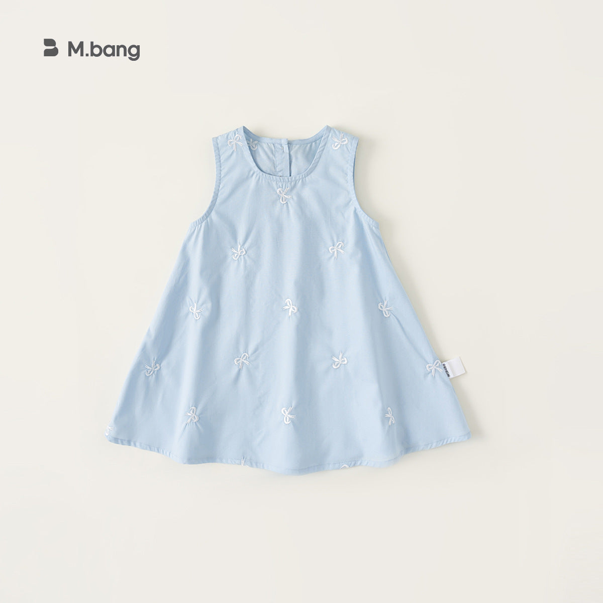 Children's Sweet Printed Skirt Summer Bow Ribbon Sleeveless Children's Dress