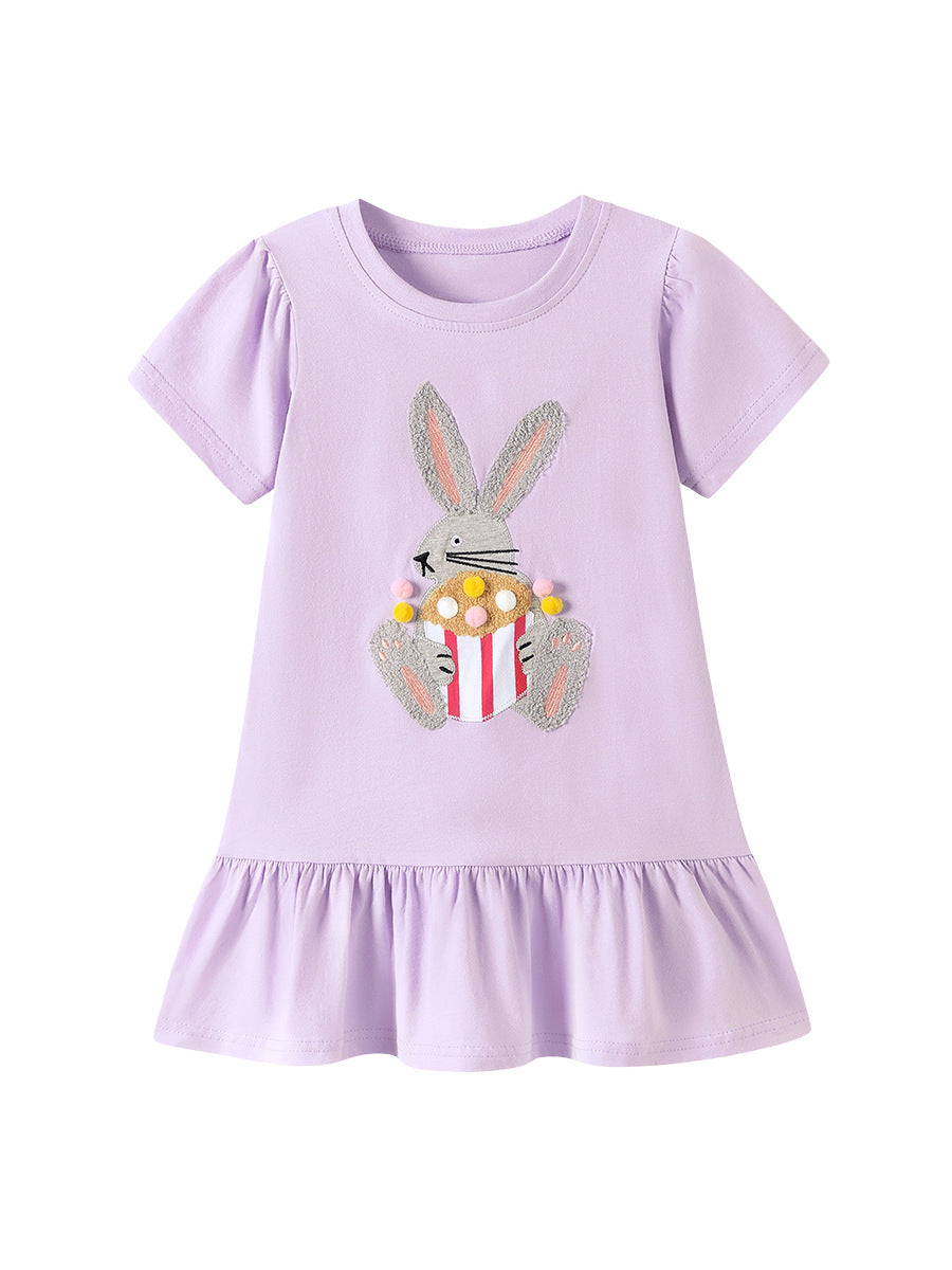 Casual Glamorous Children's Skirt Summer Cartoon Children's Dress