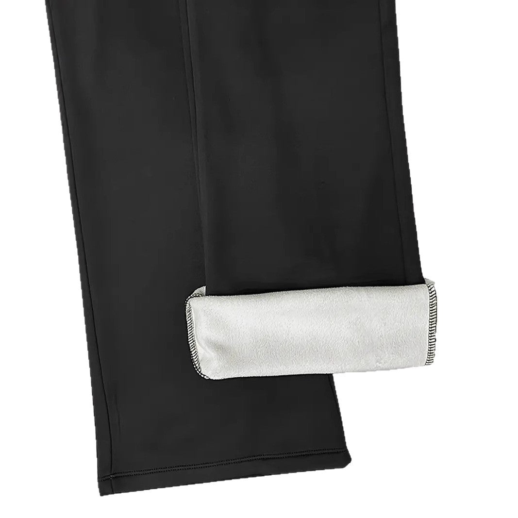 Women's Warm Yoga Outdoor Workout Fitness High Waist Fleece Pants