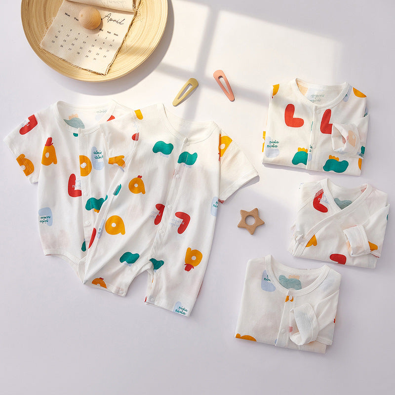 Clothes For Babies Jumpsuit Summer Wear Born Infant Jumpsuit, Climbing Suit