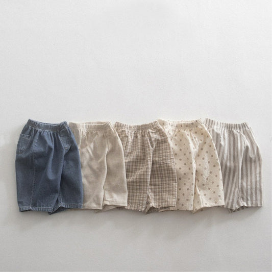 Children's Summer Leisure Cropped Boys Lightweight Comfortable Casual Children's Pants