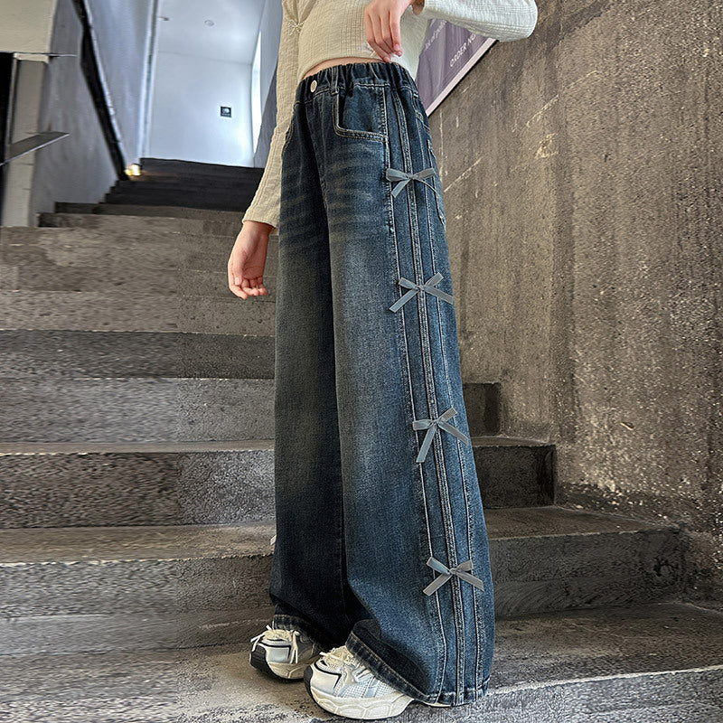 Children's Jeans Western Style Straight Loose Fashion Children's Pants