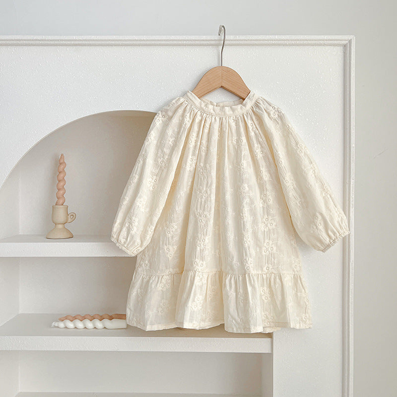 Children's Clothing French Embroidery Temperament Princess Romper Sisters Children's Dress