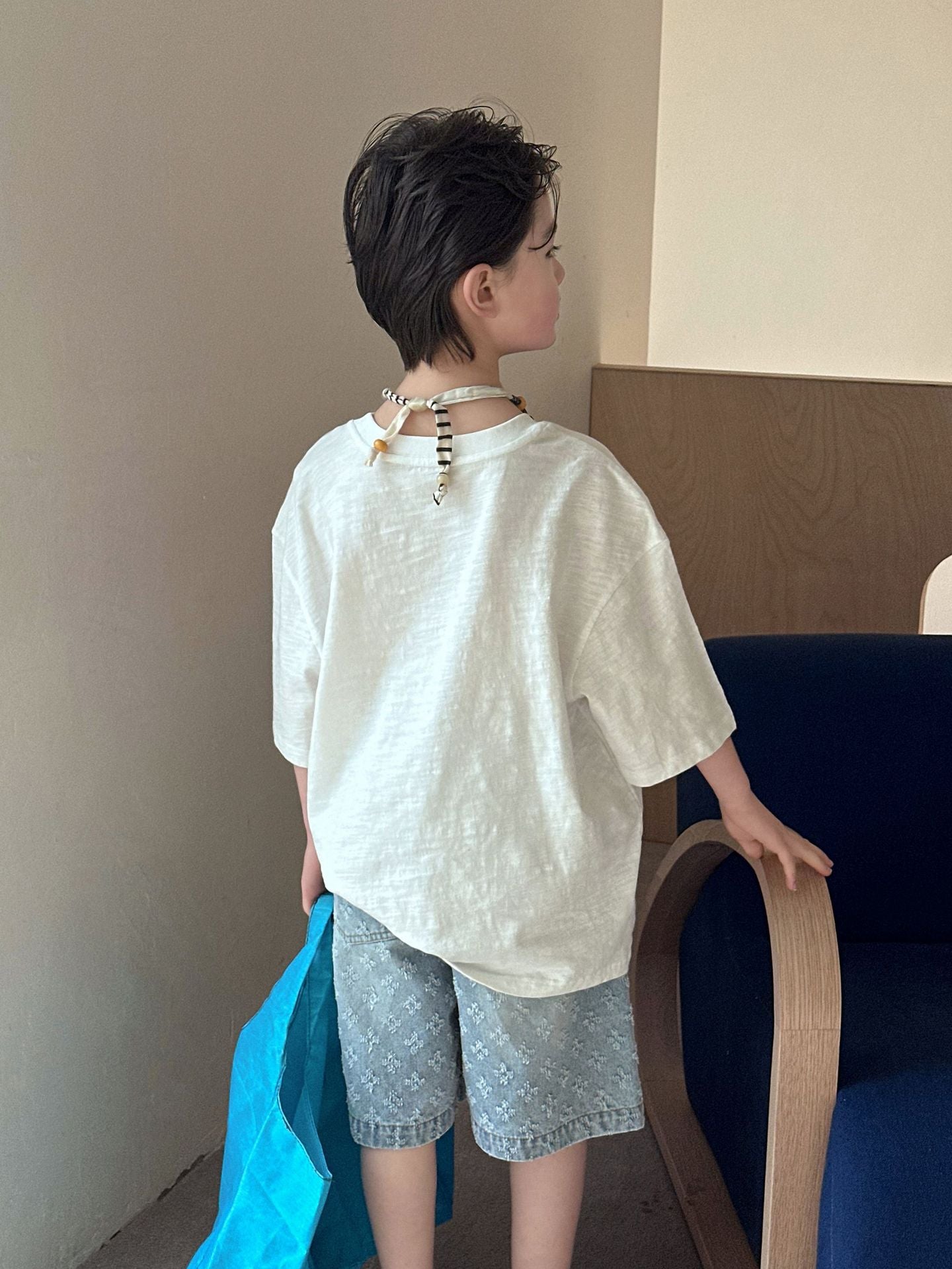 Children's Cotton Short-sleeved Summer Loose Breathable Half-sleeve Top Comfortable Children's T-shirt