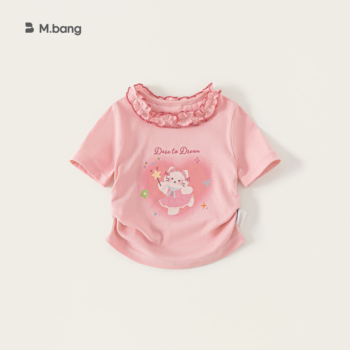Children's Clothing Short-sleeved Summer Floral Round Neck Tops Children's T-shirt