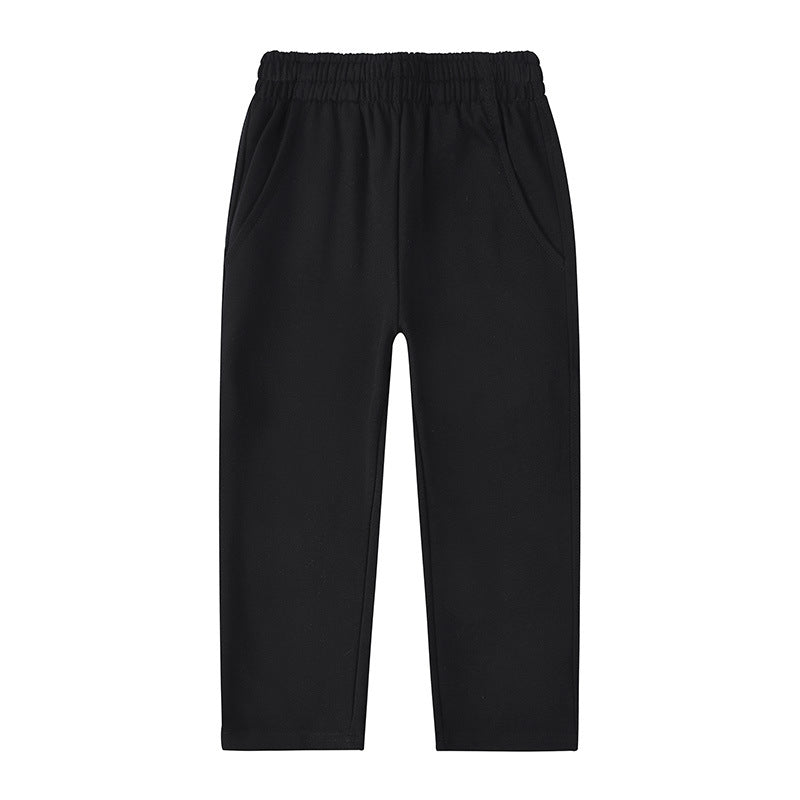 Crawler Primary Secondary School Garden Gray Sports Dark Children's Pants