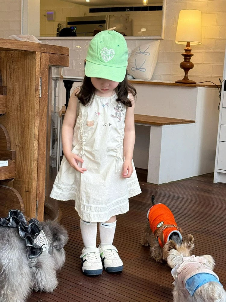 Children's Clothing Vest Skirt Fried Street Infant Children's Dress