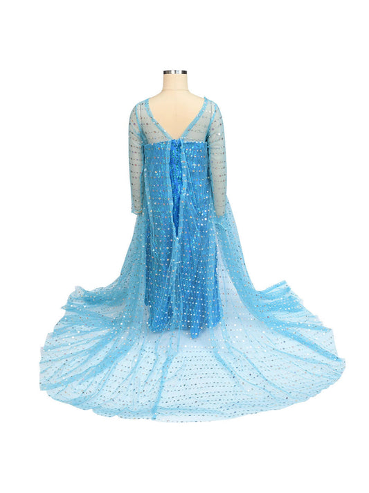 Children's Princess Elsa Skirt Halloween Frozen Autumn Children's Dress