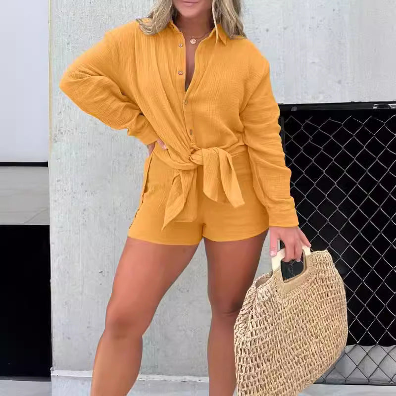 Classic Classy Popular Durable Autumn Crepe Fashion Casual Suit