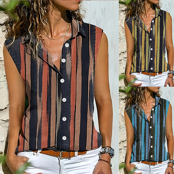 Cool Women's Fashion Printed Button Clothes Cardigans