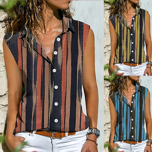 Cool Women's Fashion Printed Button Clothes Cardigans