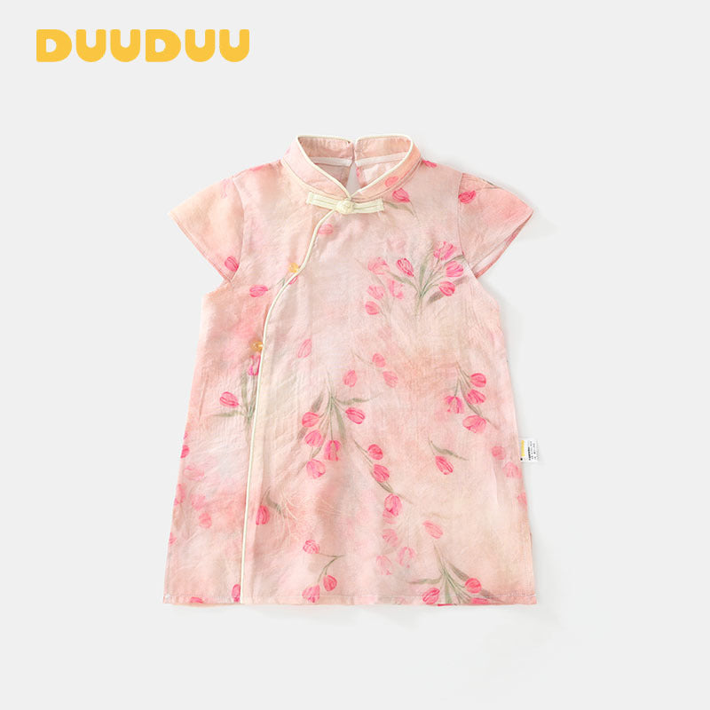 Chinese Style Clothes Clothing Thin Summer Children's Dress