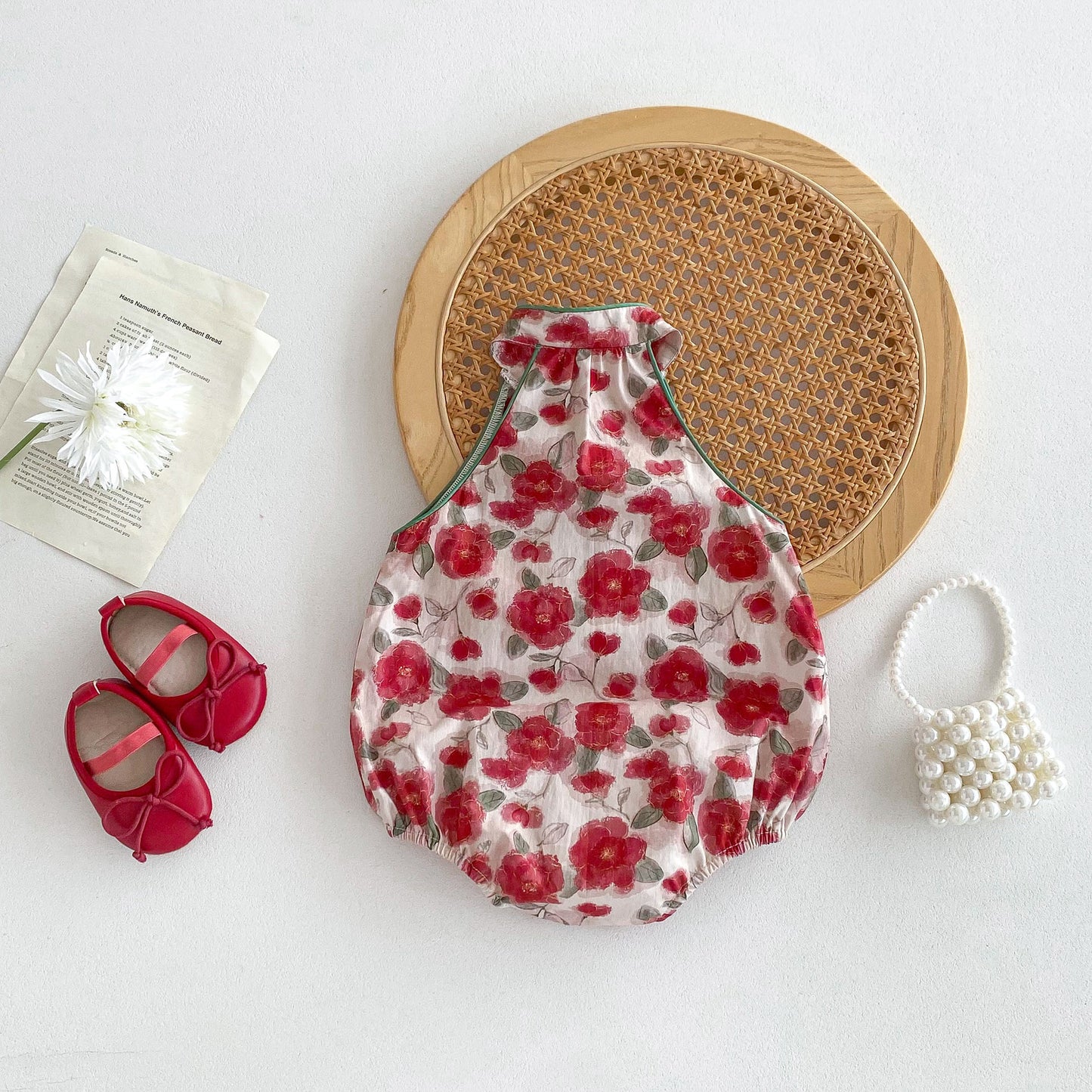 Summer Clothes Class Sling Vest Garments Chinese Style Born Jumpsuit, Climbing Suit