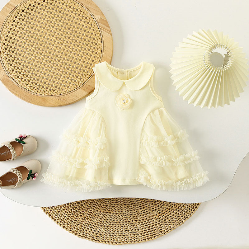 Children's Summer Clothing Western Style Small Sleeveless Children's Dress