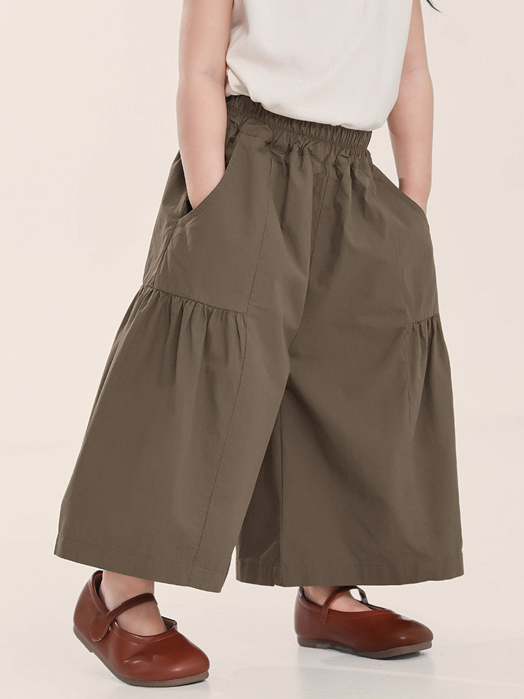 Creative Children's Clothing Cropped Thin Type Children's Pants