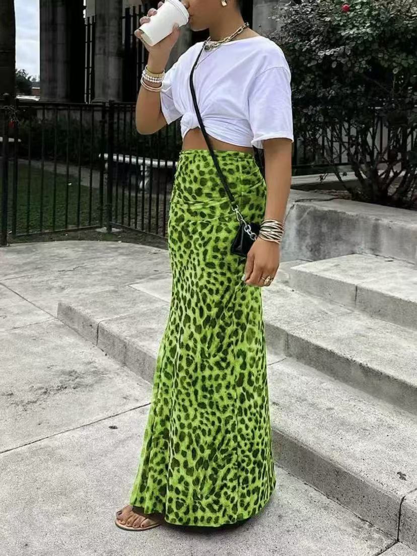 Women's Print High Waist Hot Style Elegant Graceful Skirts