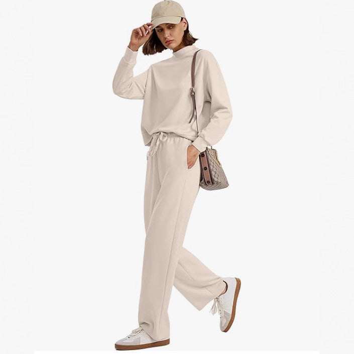 Women's Autumn Sports Leisure Pullover Long Sleeve Two-piece Fashion Casual Suit