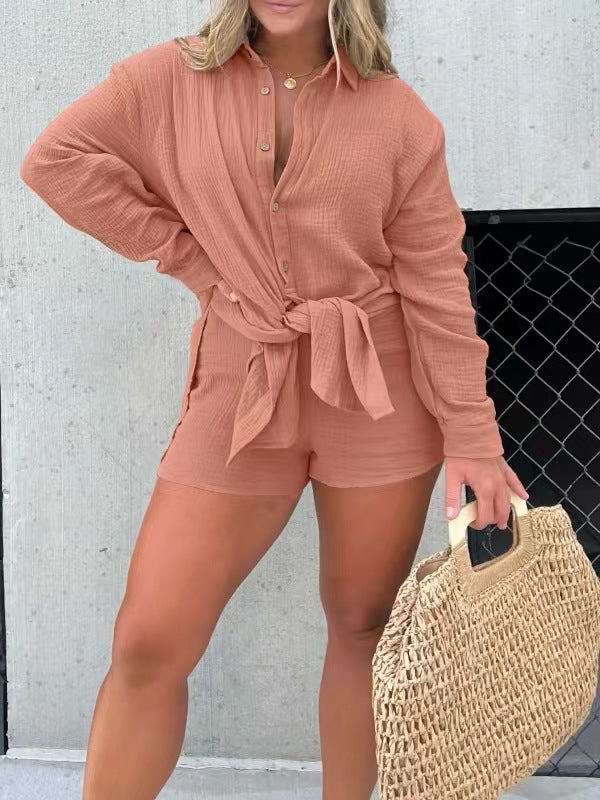 Classic Classy Popular Durable Autumn Crepe Fashion Casual Suit