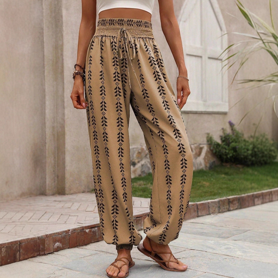Trendy Elegant Women's Geometric Printed Bloomers Pants