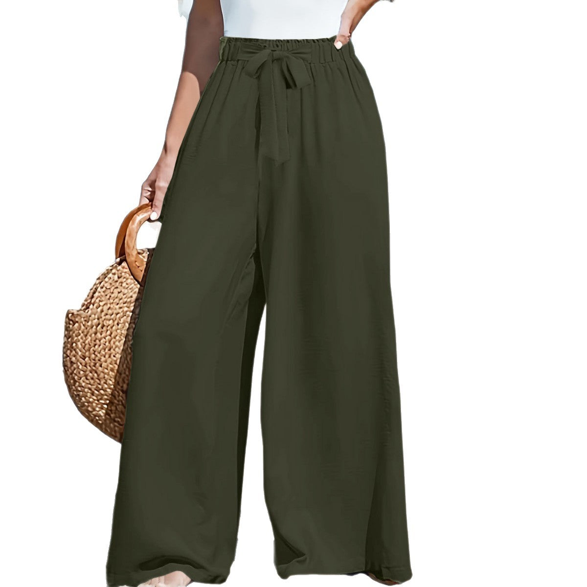Stylish Women's Trousers Comfortable Wide Leg Pants