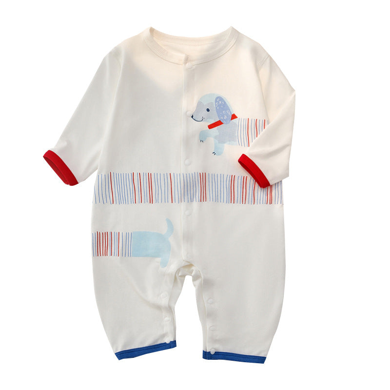 Jumpsuit Summer Thin Clothes For Babies Modal Pajamas Jumpsuit, Climbing Suit