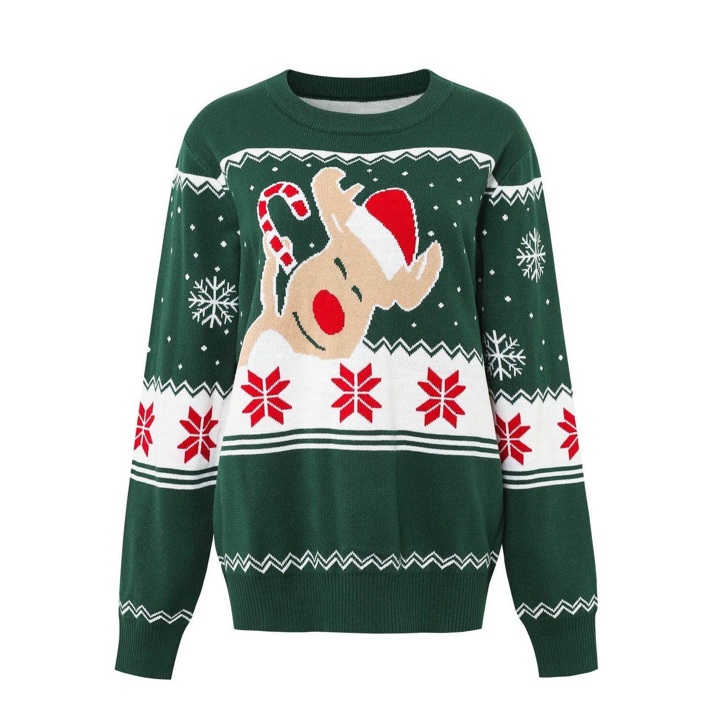 Christmas Sweater Elk Jacquard Family Pullover Parent-child Outfit