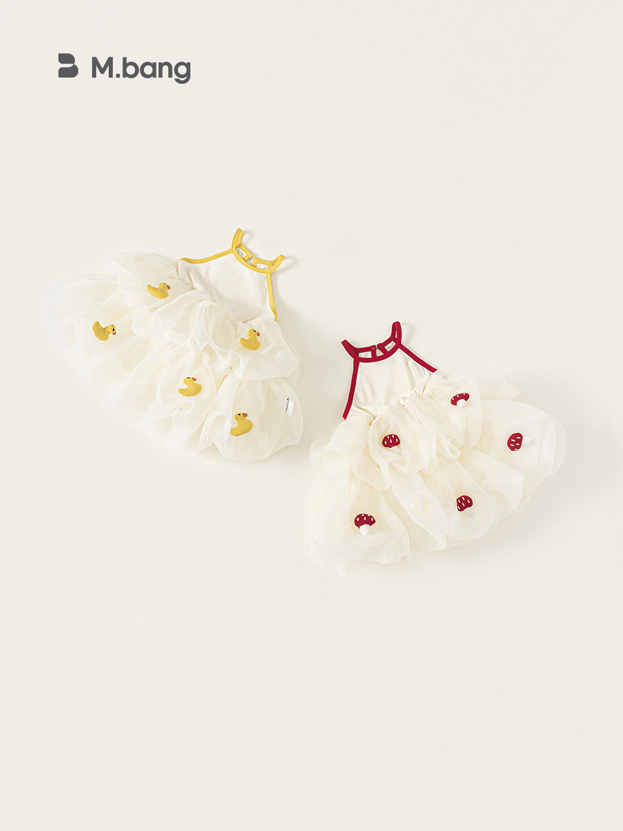 Children's Clothing Summer Princess Straps Tulle Clothes Children's Dress