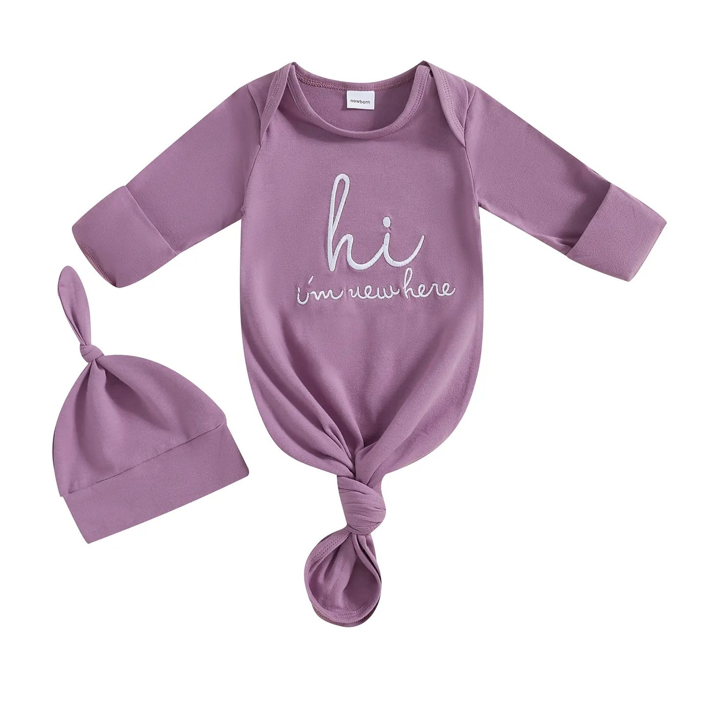 Sleeping Bag Jumpsuit Letter Embroidered Hat Born Jumpsuit, Climbing Suit