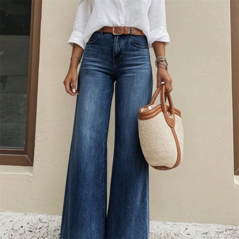 Women's American Bell-bottoms Stretch Loose High Waist Slimming Women's Jeans