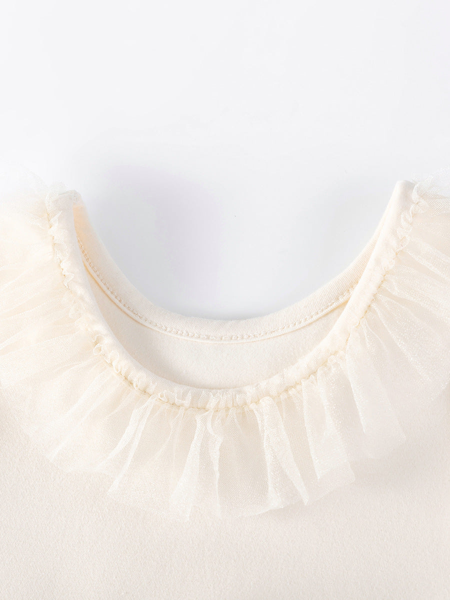 Children's Shirt Cute Summer Mesh Princess Sleeveless Children's Dress