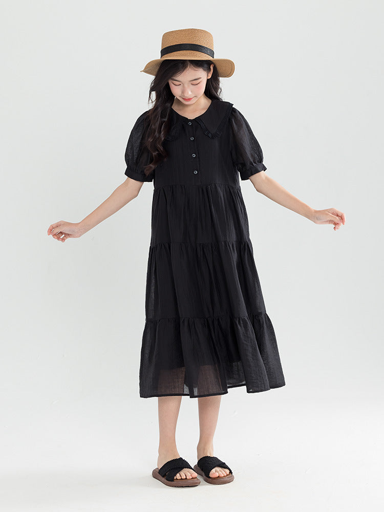 Lace Collar Doll Cake College Small Teen Long Children's Dress