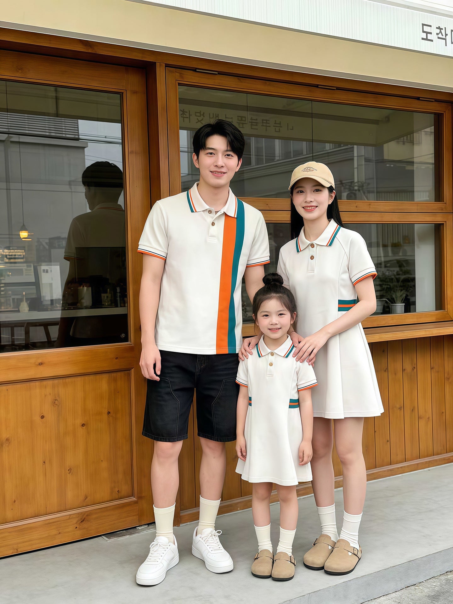 Special Dress Summer Western Style Shirt Short Parent-child Outfit