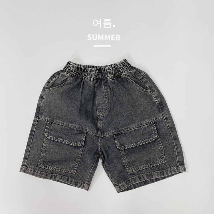 Children's Khaki Royal Doll Korean Style Shorts Summer Children's Pants