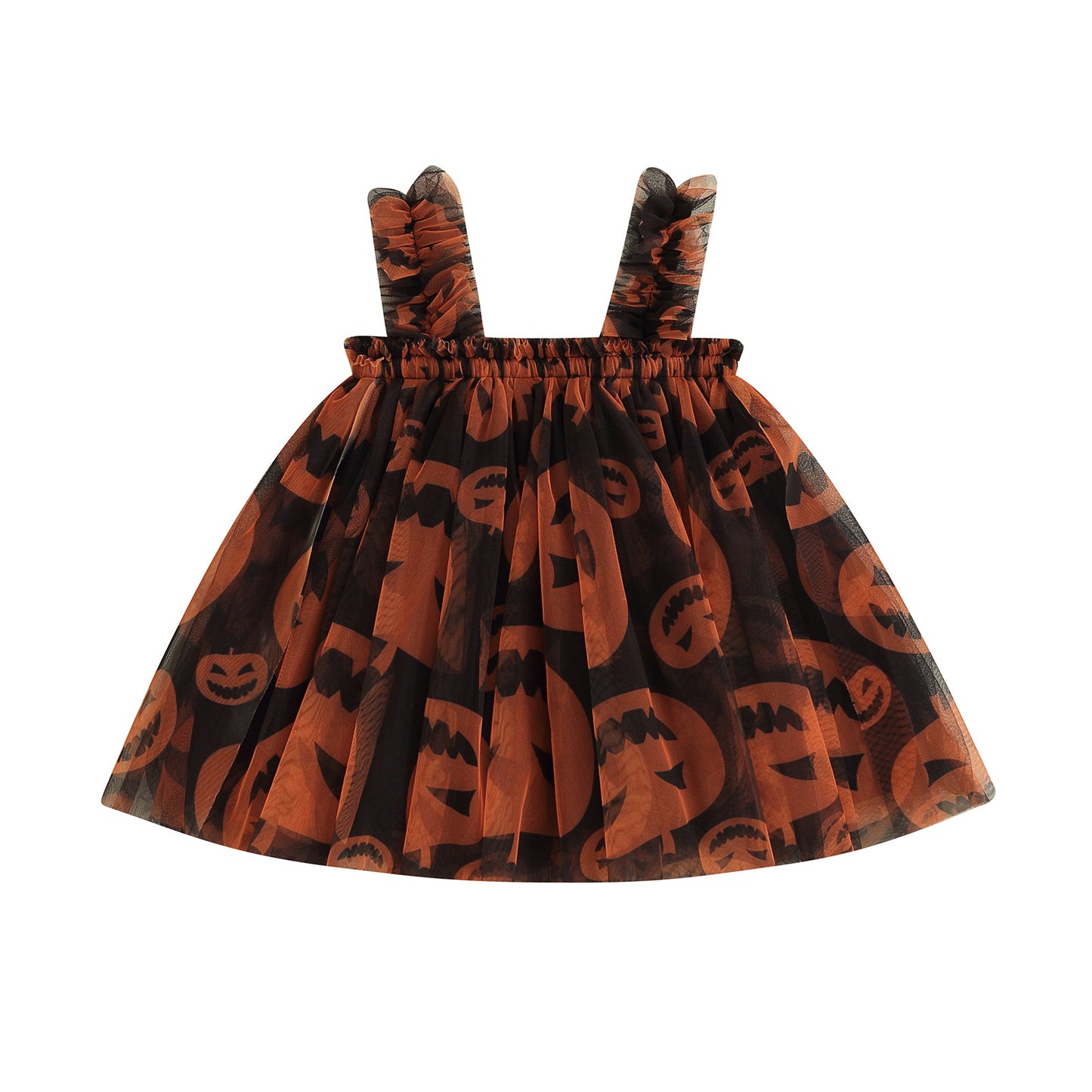 Embroidered Mesh Suspender Skirt Tube Top Fluffy Children's Dress