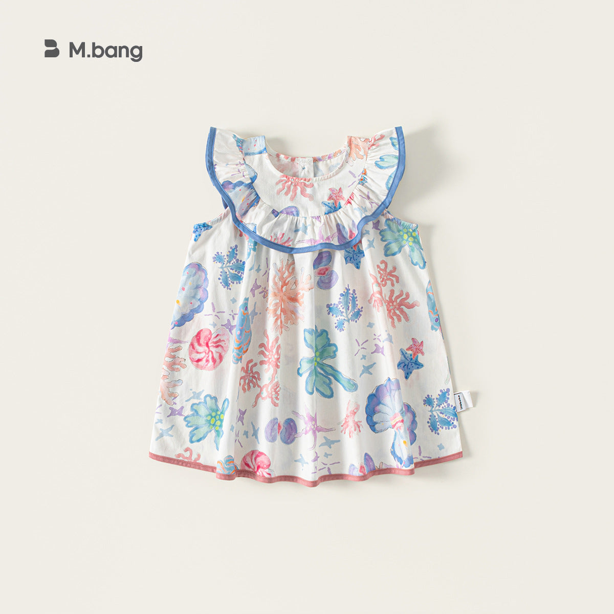 Summer Collection Floral A- Line Skirt Sweet Cotton Children's Dress