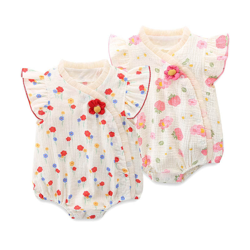 Give Birth Thin Cotton Jumpsuit Sleeveless Jumpsuit, Climbing Suit