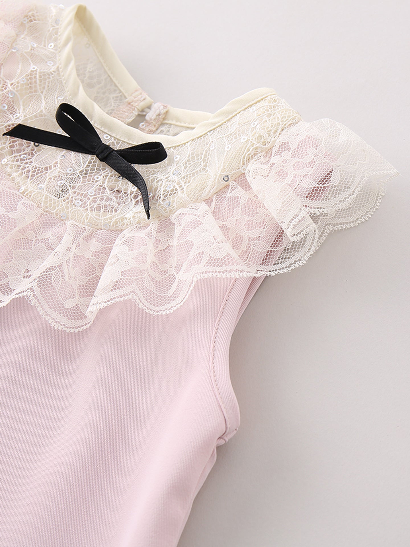 Children's Skirts Summer Lace Bow Vest One Year Old Children's Dress