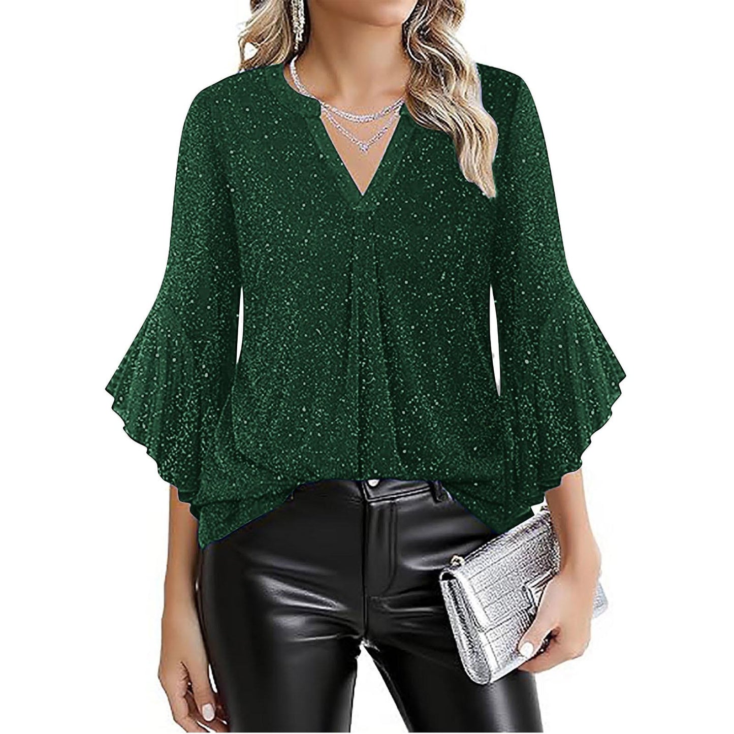 Women's Sier String Mesh Loose Summer Colors Tops