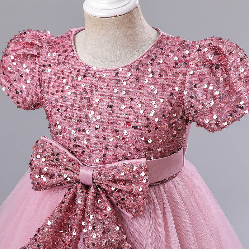 Children's Gown Catwalk Wedding Princess Pettiskirt Children's Dress