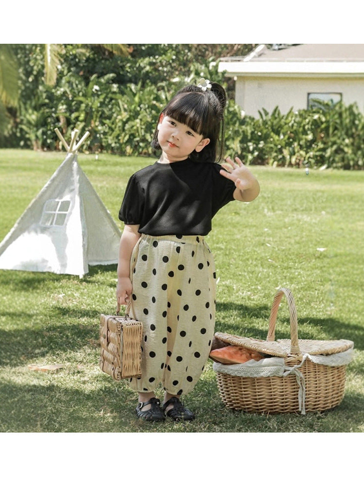 Men's & Children's Summer Lightweight Trousers Breathable Loose Thin Children's Pants