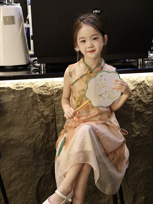 Children's Cheongsam Skirt Ancient Chinese Clothing Style Republic Of China Children's Dress