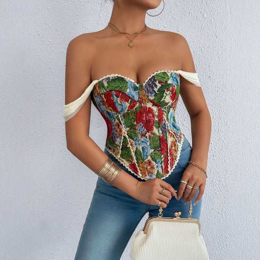 Women's Bra Camisole Summer Outer Wear Design Sense Beautiful Back Small Vest/suspenders/tube Top