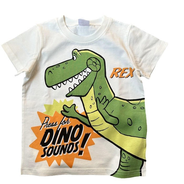 Children's Single Summer Toy Mobilization Series Short-sleeved Children's T-shirt